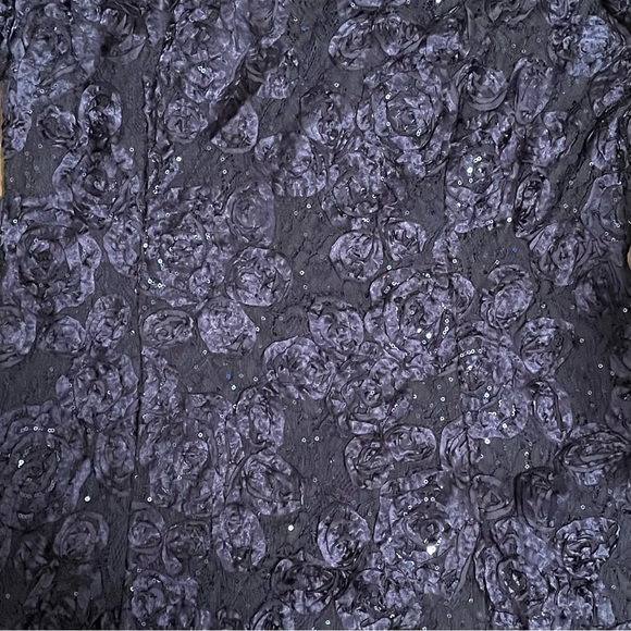 Worn once 4 hours only,  Alex Evenings Embellished Gown Dress size 14 - Picture 5 of 7